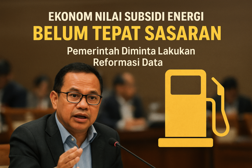 Rendra Mahendra Dorong Pemerintah Benahi Sistem Subsidi Energi agar Lebih Efisien