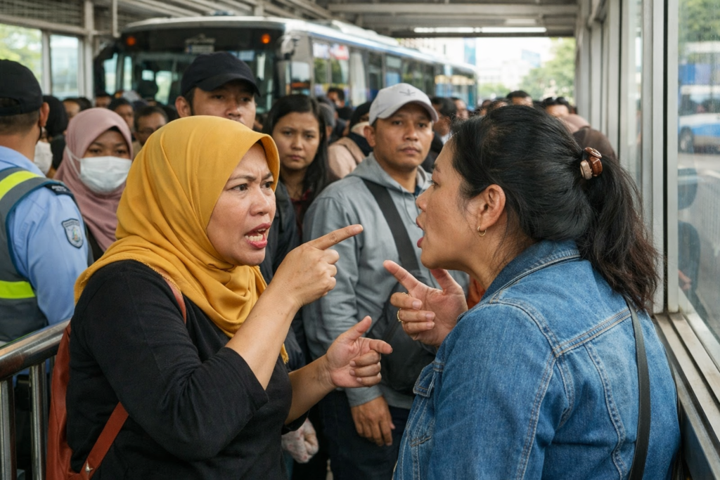 Viral Keributan Penumpang, TransJakarta Ingatkan Etika Berkendara